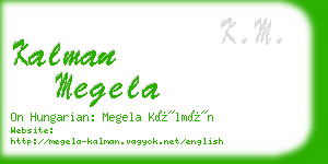 kalman megela business card